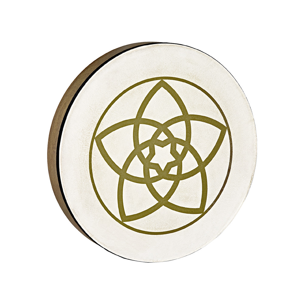 Hand Drum 16" - Venus Flower