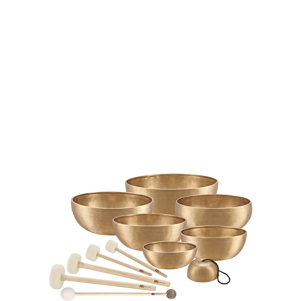 Singing Bowl Chakra Set 12 pcs - 250/700/1000/1400/1500/1800/2200g + Mallets