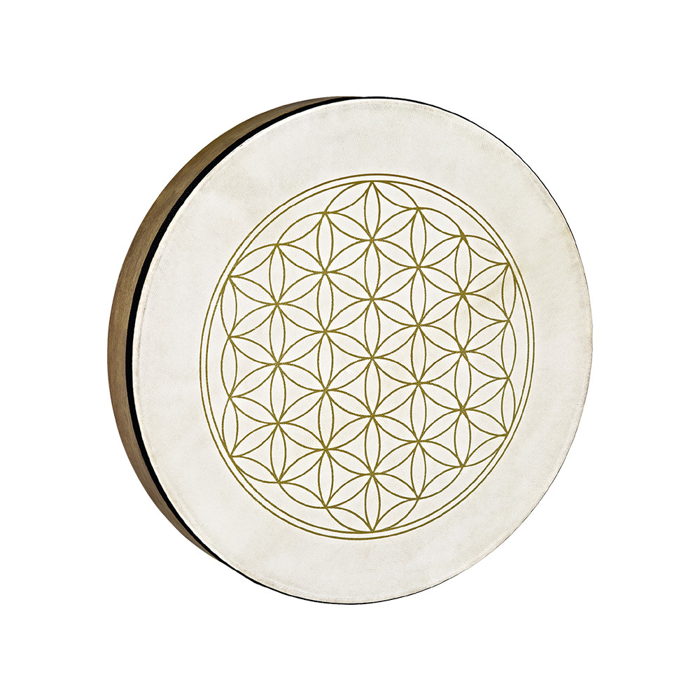 Hand Drum 16" - Flower Of Life